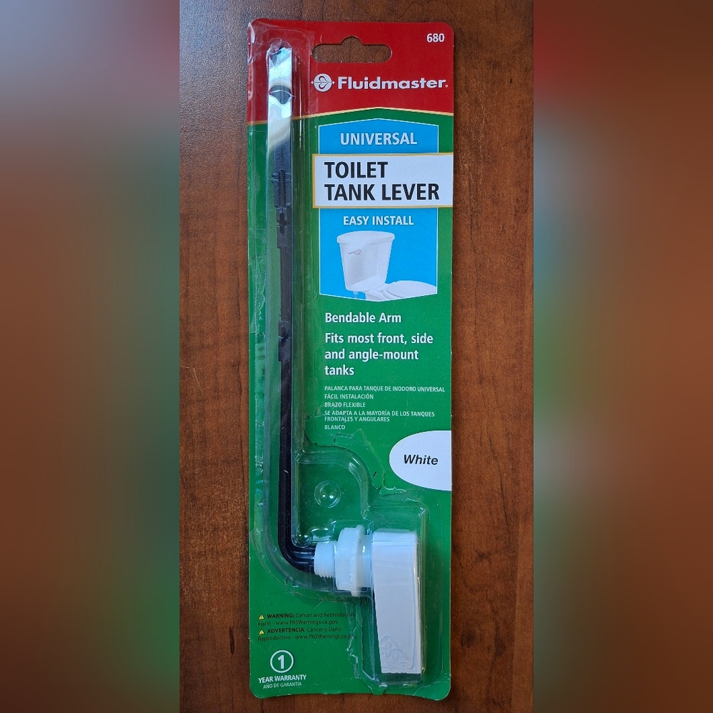 Fluidmaster 680 White Sure-Fit Tank Lever